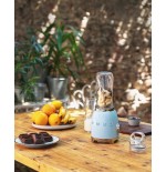 Smeg 50'style glass blender blue pbf01pbeu