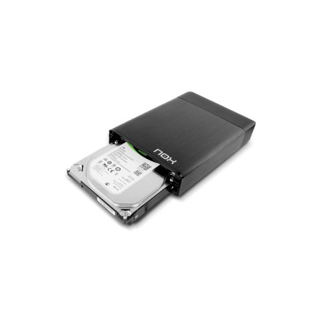 Nox caja externa 3.5" usb 3.0 lite 3.5 negro incluye adaptador corriente nxlitehdd35