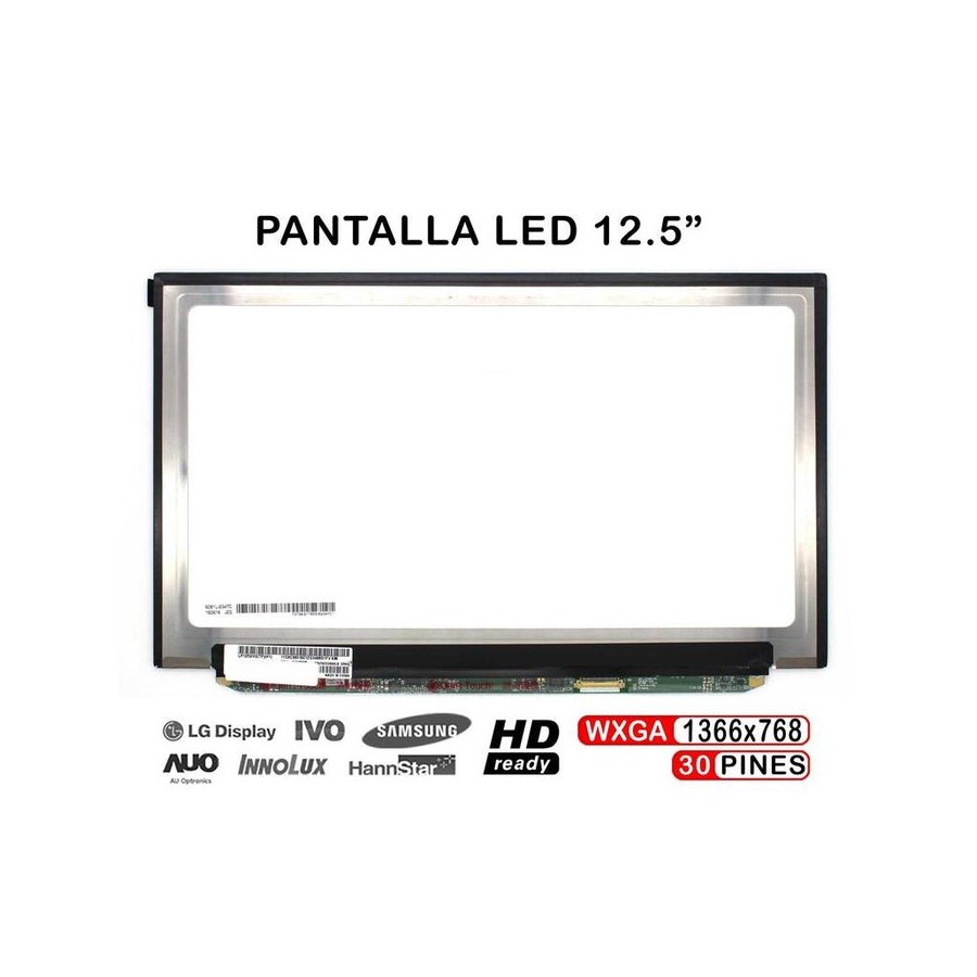 Pantalla led de 12.5" para portátil lp125wh2(tp)(h1) lp125wh2 tp h1