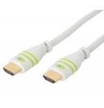 Cable techly hdmi high speed con ethernet a a m m 1m blanco