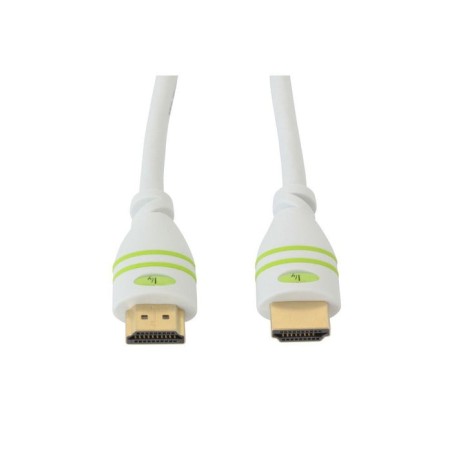 Cable techly hdmi high speed con ethernet a a m m 1m blanco