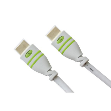 Cable techly hdmi high speed con ethernet a a m m 1m blanco