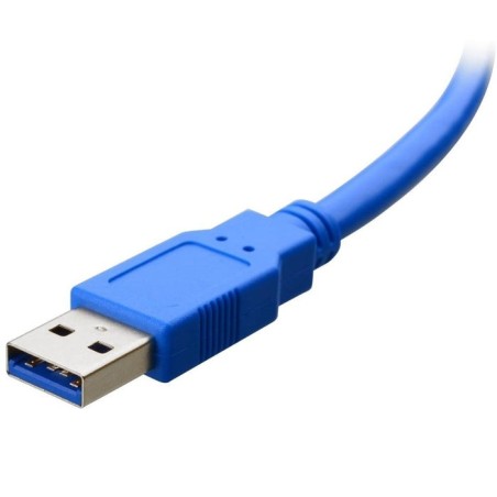 Techly 2.0m usb 3.0 a-micro b m/m cable usb 2 m usb 3.2 gen 1 (3.1 gen 1) usb a micro-usb b azul