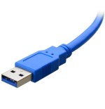 Techly 2.0m usb 3.0 a-micro b m/m cable usb 2 m usb 3.2 gen 1 (3.1 gen 1) usb a micro-usb b azul