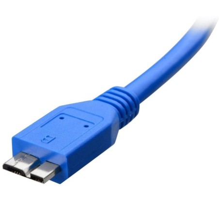 Techly 2.0m usb 3.0 a-micro b m/m cable usb 2 m usb 3.2 gen 1 (3.1 gen 1) usb a micro-usb b azul