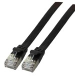Efb rj45 cable de red u ftp, cat.6a, pvc, 0.5m, negro