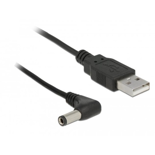 Delock cable de alimentacion usb  dc 5.5x2.5 90° m m 1.5m