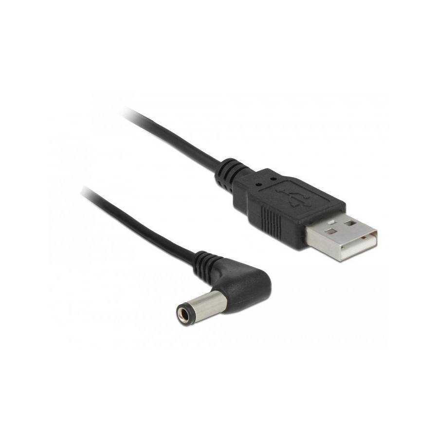 Delock cable de alimentacion usb  dc 5.5x2.5 90° m m 1.5m