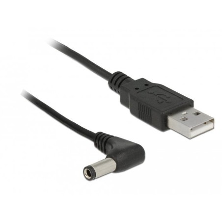Delock cable de alimentacion usb  dc 5.5x2.5 90° m m 1.5m