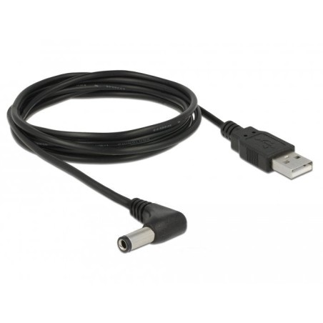 Delock cable de alimentacion usb  dc 5.5x2.5 90° m m 1.5m