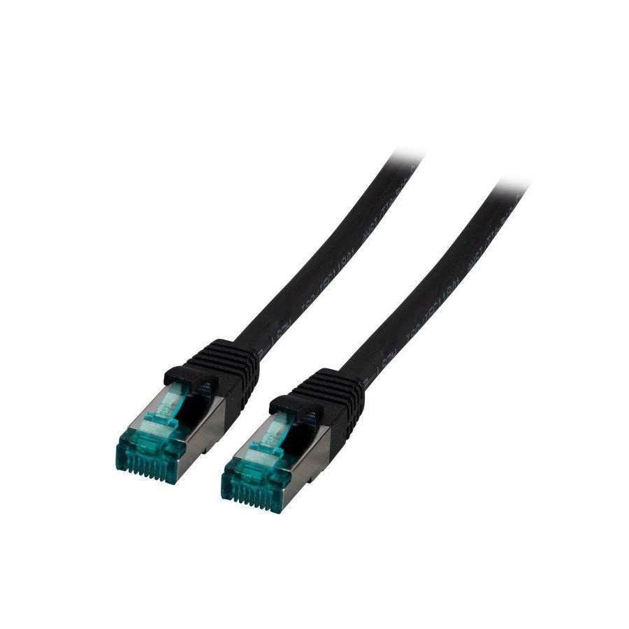 Efb rj45 cable de red s ftp, cat.6a, lszh, 10m, negro