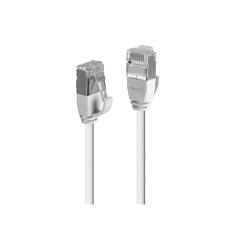 Lindy cable de red cat.6a f utp ultra slim gris 2m