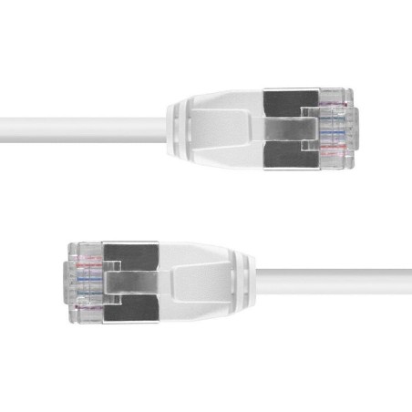 Lindy cable de red cat.6a f utp ultra slim gris 2m