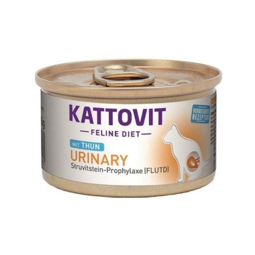 Comida húmeda para gatos kattovit feline diet urinary tuna  85g