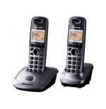 Panasonic kx-tg2512 teléfono dect gris identificador de llamadas