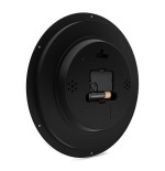 Reloj mebus 52826  de mesa o pared alrededor negro, gris, blanco