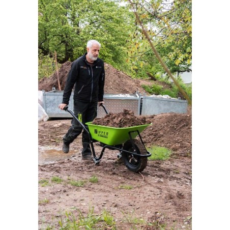 Zipper zi-ewb500li  carretilla carro de jardín eléctrico