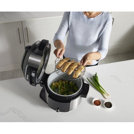 Ninja ol550eu olla multi-cocción 6 l 1460 w negro, acero inoxidable