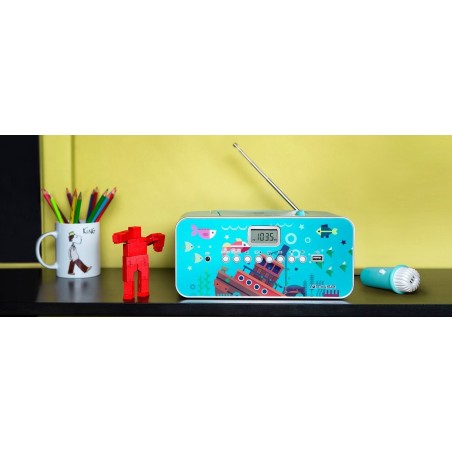 Radio cd muse m-29kb portable  mp3 player with usb