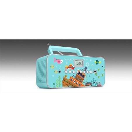 Radio cd muse m-29kb portable  mp3 player with usb