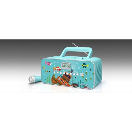 Radio cd muse m-29kb portable  mp3 player with usb