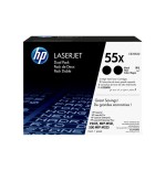 Tóner original hp 55x xl multipack 2x negro ce255xd