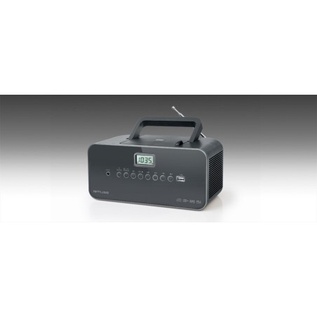 Radio muse m-28dg portable  lecteur, grey