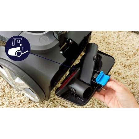 Aspiradora  philips powerpro expert fc9744/09 a2 l cilíndrica secar 900 w sin bolsa