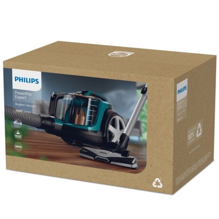 Aspiradora  philips powerpro expert fc9744/09 a2 l cilíndrica secar 900 w sin bolsa