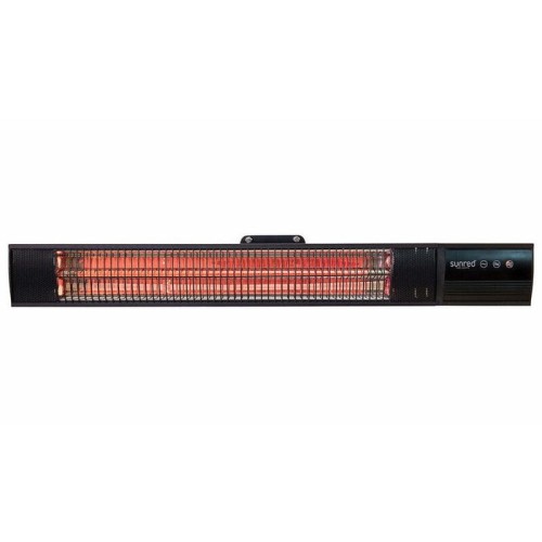 Calefactor sunred rd-dark-20, pared oscura, potencia 2000 w, negro