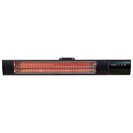 Calefactor sunred rd-dark-20, pared oscura, potencia 2000 w, negro