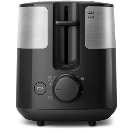 Tostadora philips daily collection hd2517/90  8 2 rebanada(s) 830 w negro, plata