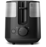 Tostadora philips daily collection hd2517/90  8 2 rebanada(s) 830 w negro, plata