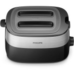 Tostadora philips daily collection hd2517/90  8 2 rebanada(s) 830 w negro, plata