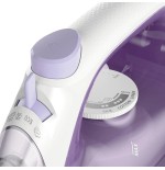 Plancha a vapor philips 1000 series dst1020/30   suela antiadherente 1800 w violeta, blanco