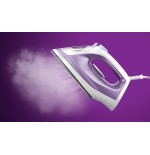 Plancha a vapor philips 1000 series dst1020/30   suela antiadherente 1800 w violeta, blanco