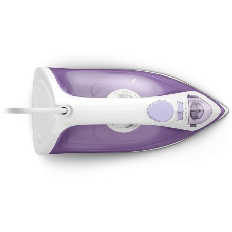 Plancha a vapor philips 1000 series dst1020/30   suela antiadherente 1800 w violeta, blanco
