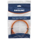 Intellinet 3.0m lc-st m/m cable de fibra óptica e infiniband 3 m naranja