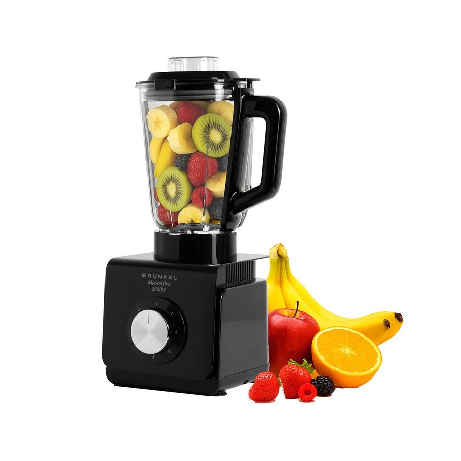 Batidora de vaso grunkel bat-2000masterpro 2000w 5 velocidades capacidad 1.5l
