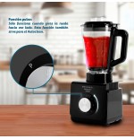 Batidora de vaso grunkel bat-2000masterpro 2000w 5 velocidades capacidad 1.5l