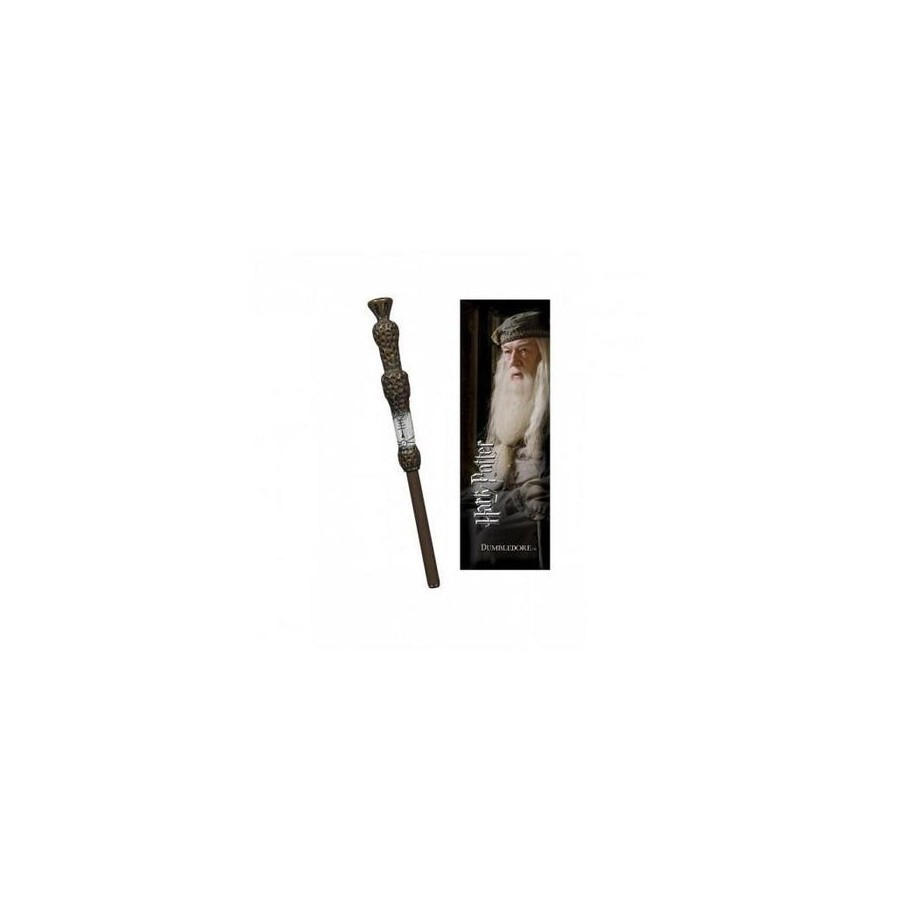 Bolígrafo varita y marca-páginas dumbledore