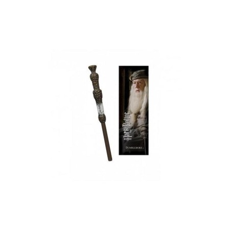 Bolígrafo varita y marca-páginas dumbledore