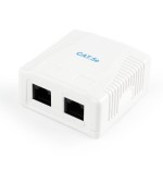 Gembird roseta ncac-2u5e-01 cat5e utp 2 puertos surface mount box