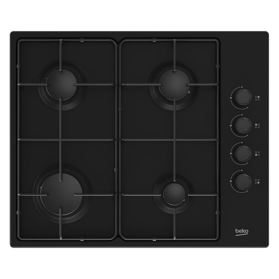 Beko hibg64120sb hobs negro integrado 60 cm encimera de gas 4 zona(s)