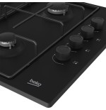 Beko hibg64120sb hobs negro integrado 60 cm encimera de gas 4 zona(s)