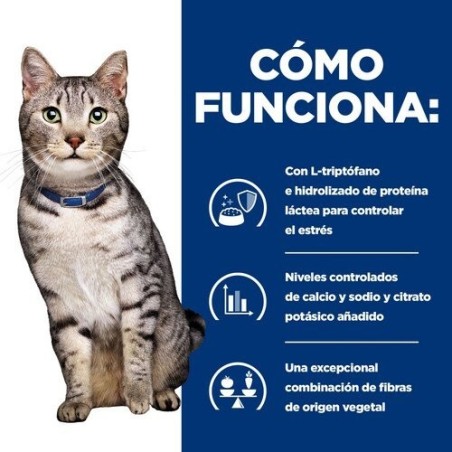Comida seca para gatos hill's feline c/d urinary stress + metabolic  3 kg