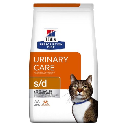 Alimento seco para gatos hill's prescription diet feline urinary care s/d  pollo 3 kg