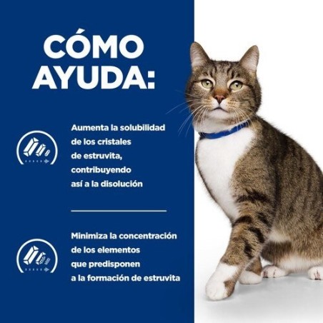 Alimento seco para gatos hill's prescription diet feline urinary care s/d  pollo 3 kg