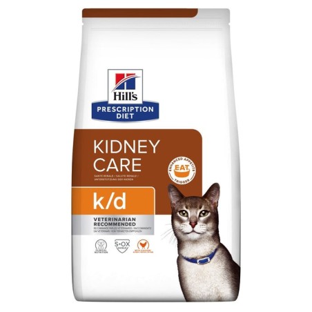 Alimento seco para gatos hill's prescription diet feline k/d kidney care  pollo 3 kg