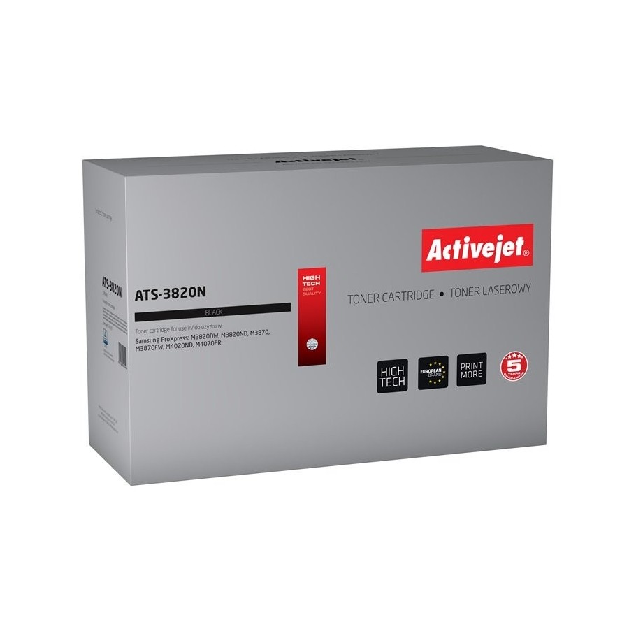 Activejet ats-3820n (repuesto samsung mlt-d203e, supreme, 10.000 páginas, negro)